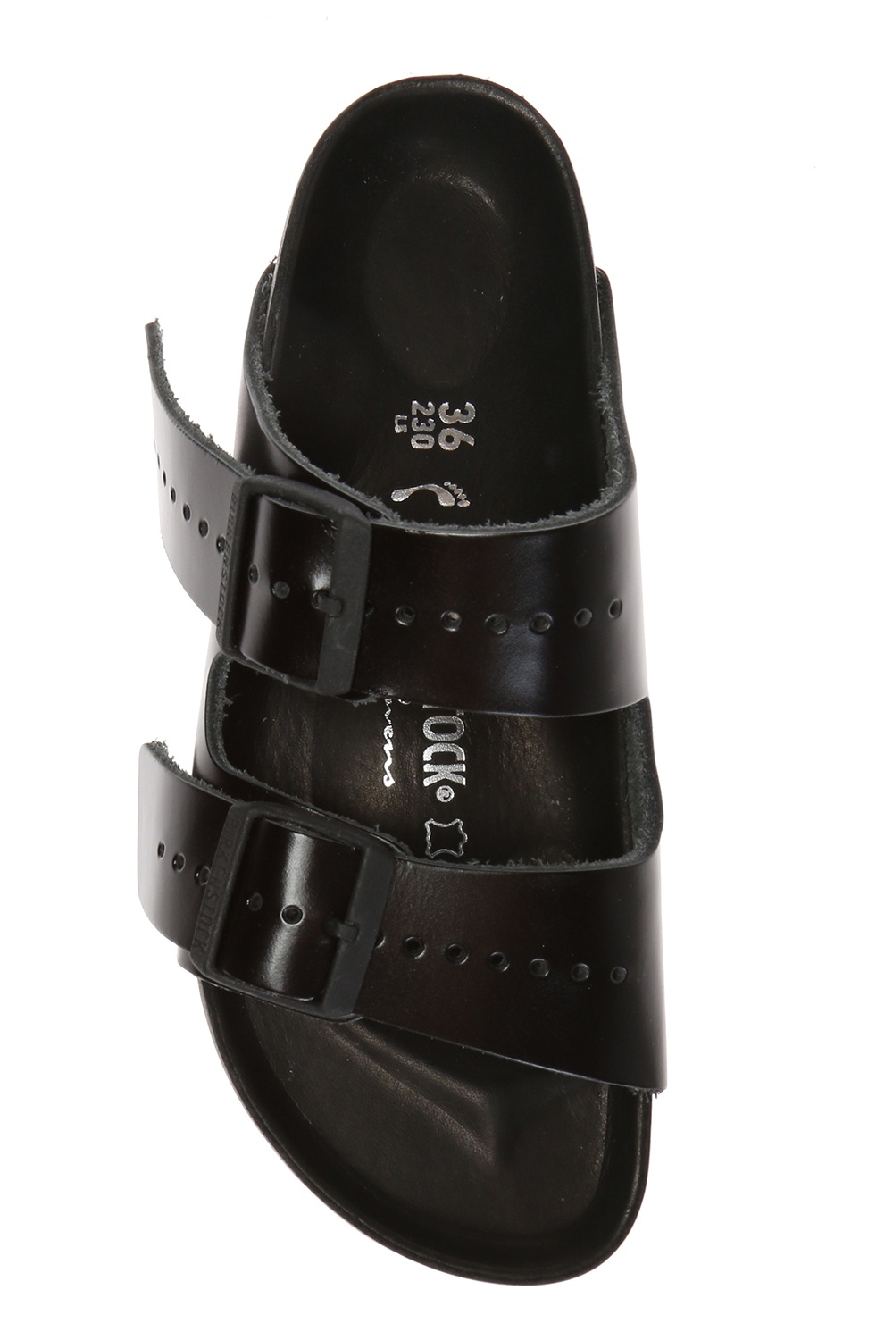 rick owens iridescent birkenstock